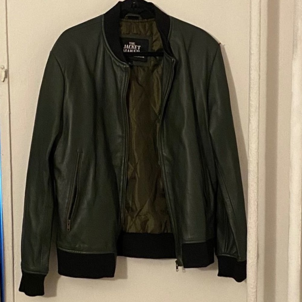 grey leather jackets